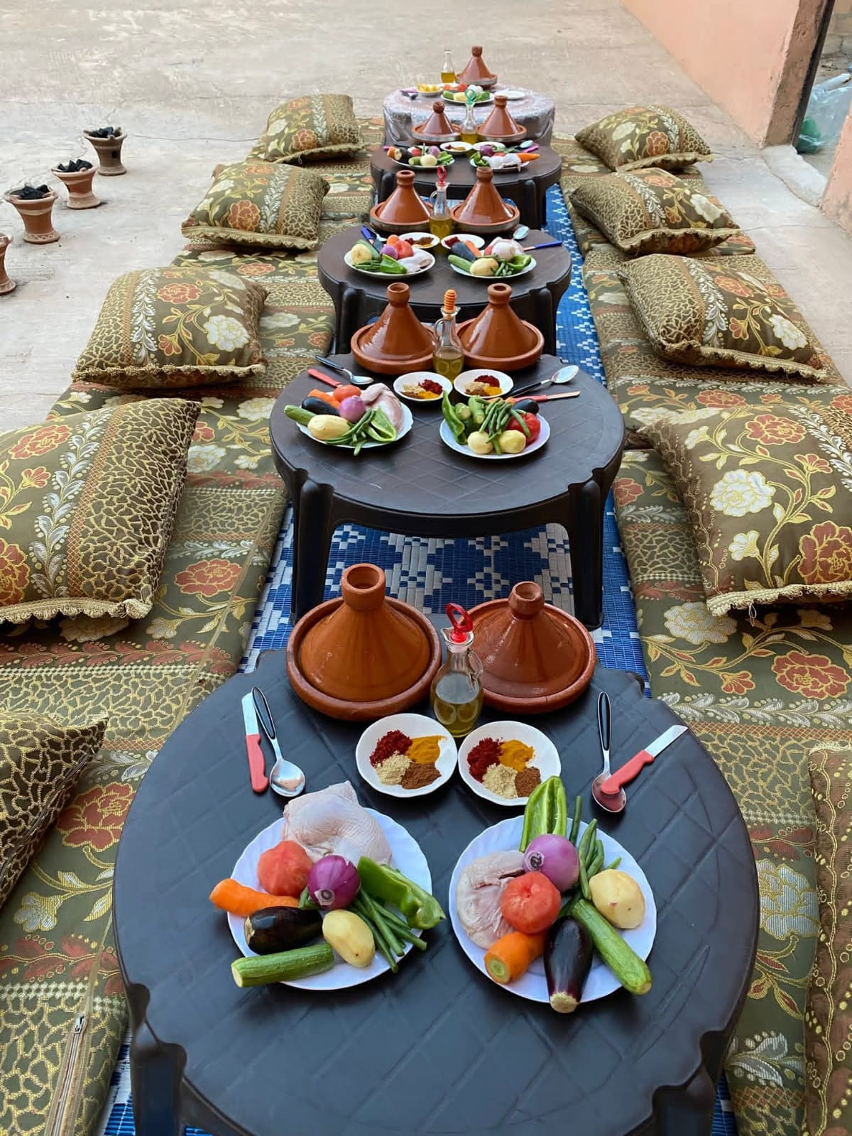 Cours de cuisine tajine Berka Lodge