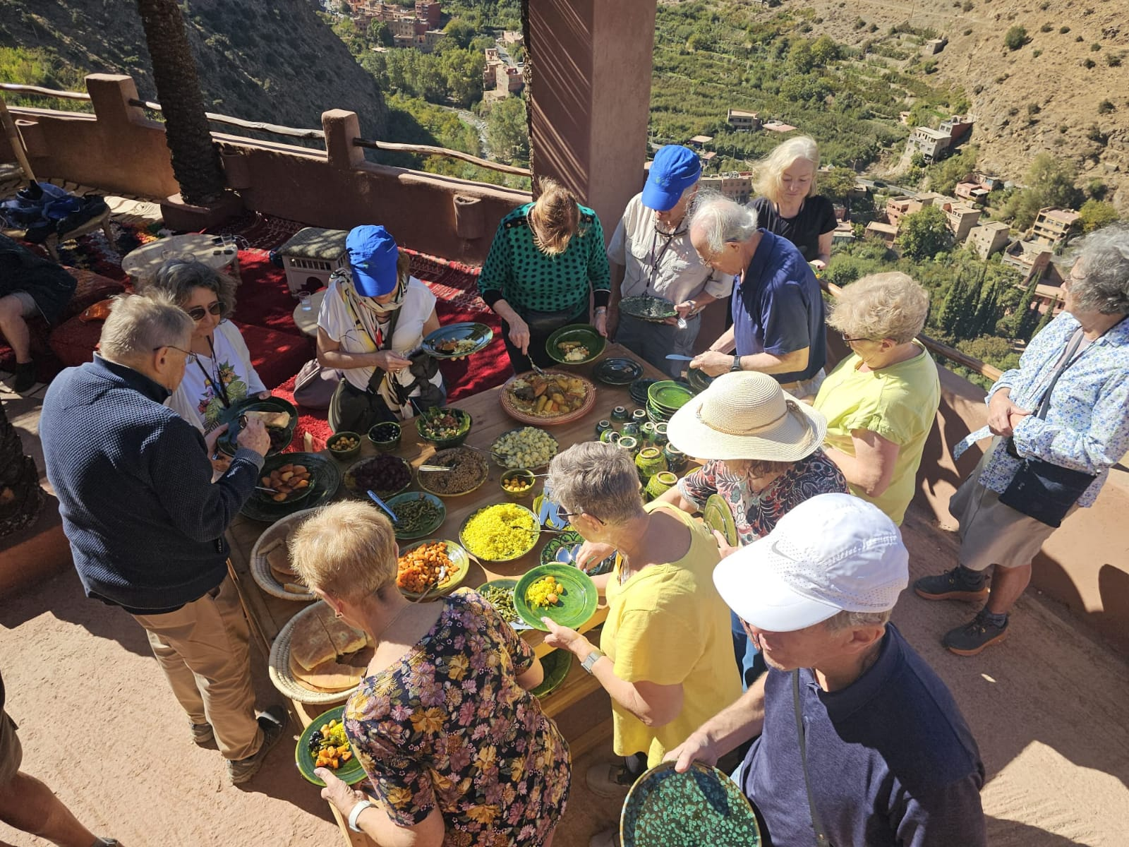 Terrasse vue montagne Berka Lodge